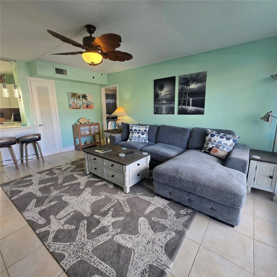 INVESTOR FRIENDLY BEACH CONDO JUST STEPS TO THE OCEAN! 2 story boutique building with only 20 units, South Florida charm that's located only a 1/2 block from the Ocean. LOW HOA FEE $150 a month and very easy rental process!! Highly sought after first floor unit that features a newly renovated kitchen and bathroom with stainless steel appliances, freshly painted and modern updates. Updated tile flooring. New tankless water heater. Central A/C. Laundry facility on property. Perfect for beach lovers right in the middle of everything Pompano Beach has to offer! Walking distance to Pompano Beach fishing pier, dining, shops, nightlife and more! Assigned parking spot fits two cars. Great for a personal beach home or can be easily rented as an investment property. This unit will not last!