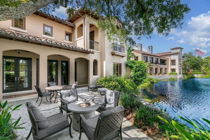 Welcome to 304 Villa Drive at The Bear's Club, Jupiter's world-class golf community.
Offering unrivaled waterfront fairway views adjacent to the main clubhouse and overlooking the 18th hole, this premier Club Cottage is ideal for the avid golfer and discerning buyer seeking a private, tropical retreat. Inside, the 3 bed/4 bath Tuscan-style villa features an impeccable first floor master suite & open floor plans. Upstairs, luxury abounds through two spacious bedrooms, each with their own full bath. Available fully furnished and now expanding to include an additional bedroom, this gem should not be missed. Renowned worldwide for the highest standards of quality and the finest amenities, programs & services, membership at The Bear's Club perfectly compliments 304 Villa Drive's par excellence