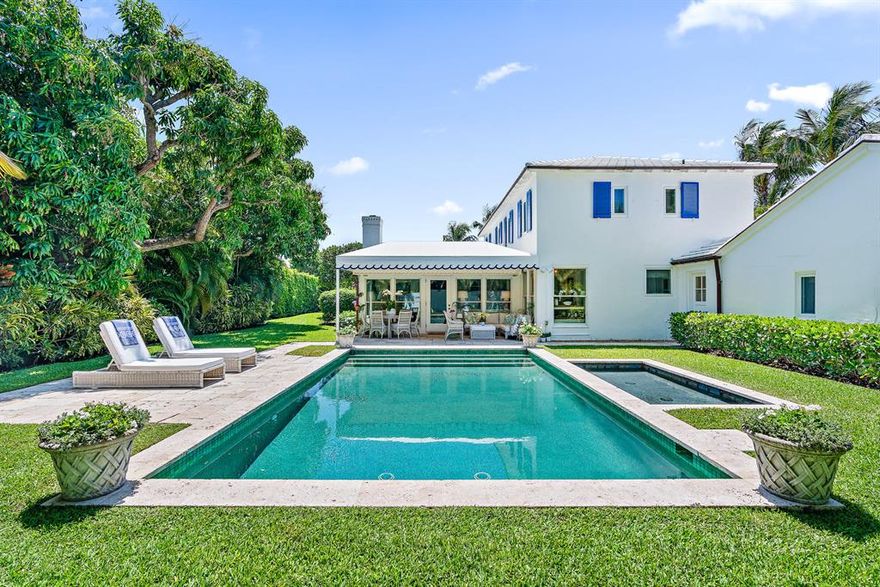 Beautiful Colonial located on the North end of Palm Beach, close to ocean beaches. DISCLAIMER: Information published or otherwise provided by the listing company and its representatives including but not limited to prices, measurements, square footages, lot sizes, calculations and statistics are deemed reliable but are not guaranteed and are subject to errors, omissions or changes without notice. All such information should be independently verified by any prospective purchaser or seller. Parties should perform their own due diligence to verify such information prior to a sale or listing. Listing company expressly disclaims any warranty or representation regarding such information. Prices published are either list price, sold price, and/or last asking price. The listing company participates in the Multiple Listing Service and IDX. The properties published as listed and sold are not necessarily exclusive to listing company and may be listed or have sold with other members of the Multiple Listing Service. Transactions where listing company represented both buyers and sellers are calculated as two sales. The listing company's marketplace is all of the following: Vero Beach, Town of Orchid, Indian River Shores, Town of Palm Beach, West Palm Beach, Manalapan Beach, Point Manalapan, Hypoluxo Island, Ocean Ridge, Gulf Stream, Delray Beach, Highland Beach, Boca Raton, East Deerfield Beach, Hillsboro Beach, Hillsboro Shores, East Pompano Beach, Lighthouse Point, Sea Ranch Lakes and Fort Lauderdale. Cooperating brokers are advised that in the event of a Buyer default, no commission will be paid to a cooperating Broker on the Deposits retained by the Seller. No commissions are paid to any cooperating broker until title passes or upon actual commencement of a lease. Some affiliations may not be applicable to certain geographic areas. If your property is currently listed with another broker, please disregard any solicitation for services. Copyright 2021 by the listing company. All Rights Reserved.