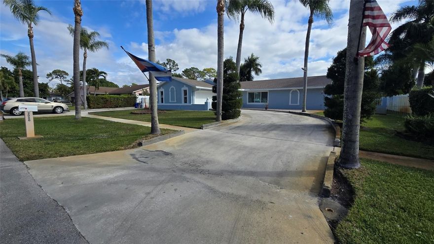 Beautiful and spacious 3-bedroom, 2-bath home offering 2,049 sq ft under air, situated on a generous 0.33-acre lot in the heart of West Palm Beach. This fully fenced property features a sparkling swimming pool, marble floors throughout, and a nearly new roof (2023). All windows and doors are impact-resistant for added safety and peace of mind. The home is connected to sewer, with FPL underground utilities. A major bonus: PAID-OFF SOLAR PANELS provide significant energy savings, keeping electric bills low. NO HOA. Enjoy the convenience of central West Palm Beach while experiencing the privacy and space of country-style living—just like being in Loxahatchee.