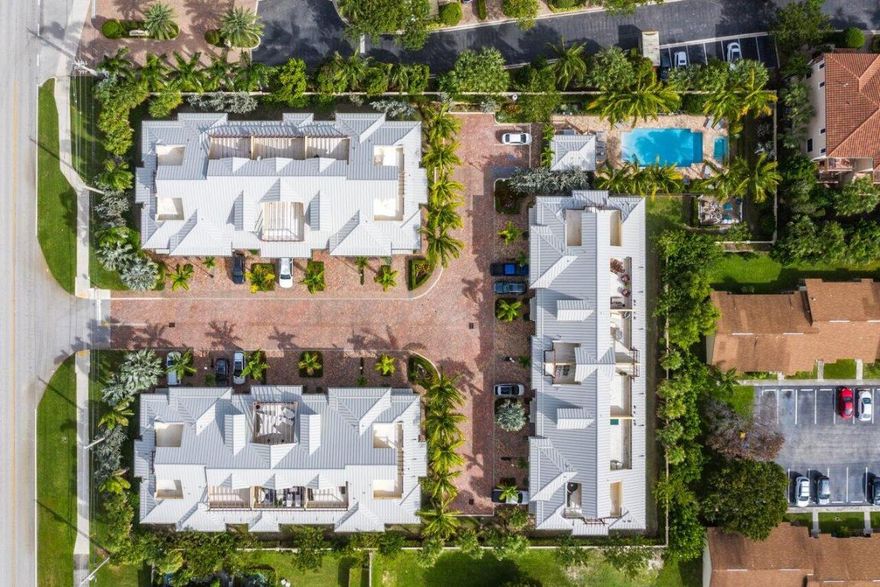 Presenting a unique opportunity to acquire Bella Villaggio, a sixteen (16) unit luxury townhome complex located in the heart of Tequesta, Florida. Built in 2017, these townhomes were meticulously constructed with attention to detail and high end finishes (these units were originally built to be sold to individual buyers). Bella Villaggio is the most luxurious townhome community you can acquire in its entirety anywhere in Palm Beach County. The oversized units average over 2,000 air-conditioned square feet. In addition, every unit includes a two-car garage, designated driveway, and each unit has its own private rooftop deck. The property is available below replacement cost. Between land, hard and soft costs, high-end new townhome development is well over $500 per square foot (if you can even find the land) and Bella Villaggio is being offered at an attractive price of $433 per square foot.

The complex consist of three separate buildings, A, B, and C. Buildings A and B include five (5) townhomes each for a total of ten and they each feature the larger floor plans, which are all 4 BD, 3BA townhomes with the corner units boasting 2,198 Living SF and the interior units with 2,210 Living SF. Building C ion the north side of the complex consists of six (6) 3BD, 2.5BA townhomes with the corner units featuring 1,733 Living SF and the interior units with 1,696 Living SF. The entire complex has 32,302 Living SF between all sixteen townhomes and 70+ total parking spaces, which makes this the ideal rental community capable of comfortably housing numerous types of tenants.

The seller owns 100% of the complex so this is not considered a "fractured" condo sale. The townhomes are separately deeded (sixteen different folio numbers) which provides flexibility to rent the units out short term, long term, and/or sell each townhome at any given time. There are high-end finishes throughout the townhomes that are representative of a high-end, new construction townhome community being marketed to end users. Every unit features fully plumbed natural gas, 10-foot high ceilings, stainless steel JennAir appliances, quartz countertops with porcelain backsplashes, metal roofs, complete hurricane impact windows and doors, gas powered tankless water heaters, two car garages with private driveways, and rooftop decks overlooking the gorgeous scenery.

Several scenarios are available to buyers including, but not limited to, the following; 1) Traditional rentals - These uniquely positioned townhomes attract various tenant types due to the highly desired location and the opportunity to reside in a high-end product at a reasonable rental rate. 2) Short Term Rentals (Airbnb) - The property is zoned "R-2" which allows for short-term rentals aka vacation rentals. Property owners must obtain a vacation rental permit from the Village of Tequesta Building Department prior to the commencement of any vacation rentals. 3) Individual Unit Sales - All sixteen townhomes are separately deeded and each unit has an individual parcel control number, allowing for individual townhome sales to end users, without having to condominiumize the complex prior to marketing these units to end users and buyers.

Do not miss your opportunity to own one of the hidden gems in Palm Beach County at a price that sits well below current replacement cost.