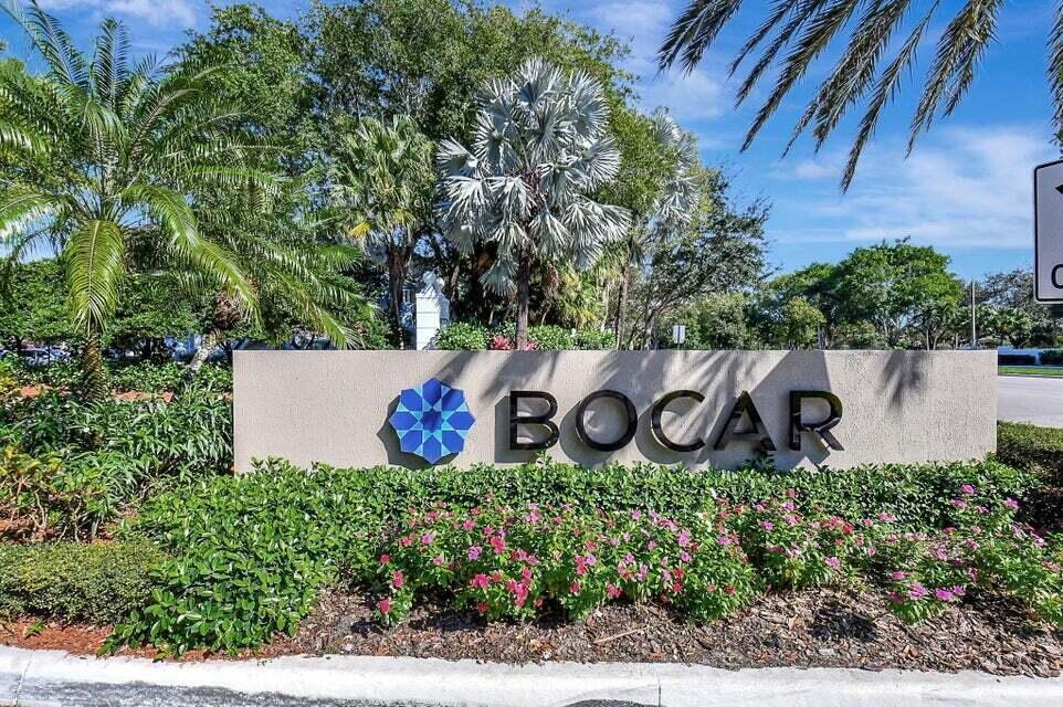 Amazing opportunity to own in the very sought after Bocar community. This 2 bedroom 2 bathroom condo will not last! 2 garage parking spots, plus outside dedicated parking in front of unit. Great schools and fabulous amenities. Resort style swimming pool, tennis courts, BBQ area and tiki hut for use.