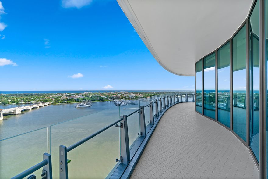 Great investment opportunity or perfect for a 1031 Exchange. Tenant in place paying $29,750 per month for the next 14 months. The Penthouse level of the 4358 SF ''A line'' or ''01 line''. This 4-bedroom, 5.5 bathroom home spans over 4,300 interior sqft, with over 1,200 of outdoor living space. Finishes include marble flooring throughout all living spaces, & light washed oak flooring in bedrooms, Fantini fixtures, recessed lighting, & more. Allow The Bristol to exceed all of your expectations. A full-time staff is on call day and night for everything from scheduling a treatment at the private spa, to planning a dinner party in the waterfront dining room. Enjoy a suite of amenities including a 75-foot pool, fitness center, his & her spas, lounge, private dining room, & private dining room.