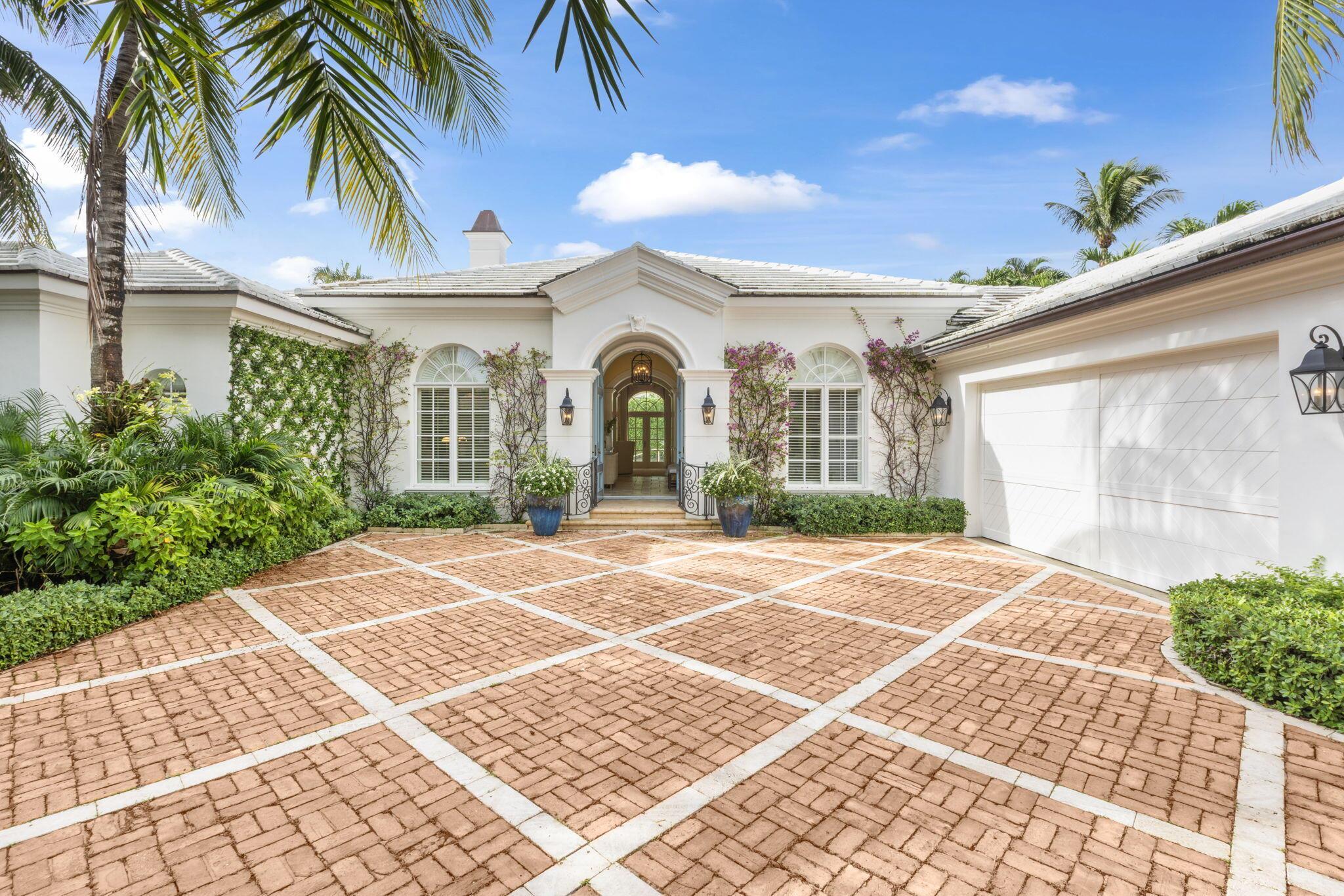 Welcome to 232 Sandpiper on the North End of Palm Beach Island. A stunning one-story residence on a deeded beach access street with close proximity to the Lake Trail, this exquisite Palm Beach home has a superb floor-plan including an oversized primary bedroom with his and her bath and walk-in closet, large family room, 3 guest bedrooms, an office, and a formal dining room. Featuring 10 ft ceilings throughout and 5146 total square feet of living space, this property also boasts an idyllic poolside loggia perfect for al-fresco dining and entertaining.