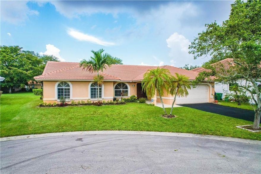 Best opportunity on the market to get into the HIGHLY sought after community of NORTH SPRINGS (Douglas School District) This 4/2 pool home, located on a quiet cul-de-sac, features vaulted ceilings, stainless steel appliances, quartz countertops, and updated bathrooms. Porcelain tile in the common area and LUXURY VINYL flooring in the bedrooms. Enjoy a nice swim in the screened in patio. NO HOA!!  Zoned for the top schools in Broward, close in proximity to any shopping, dining, and entertainment needs. You better make an offer on this house before..... BOOM........... SHE GONE!!!!!ROOF=2008 A/C=2018