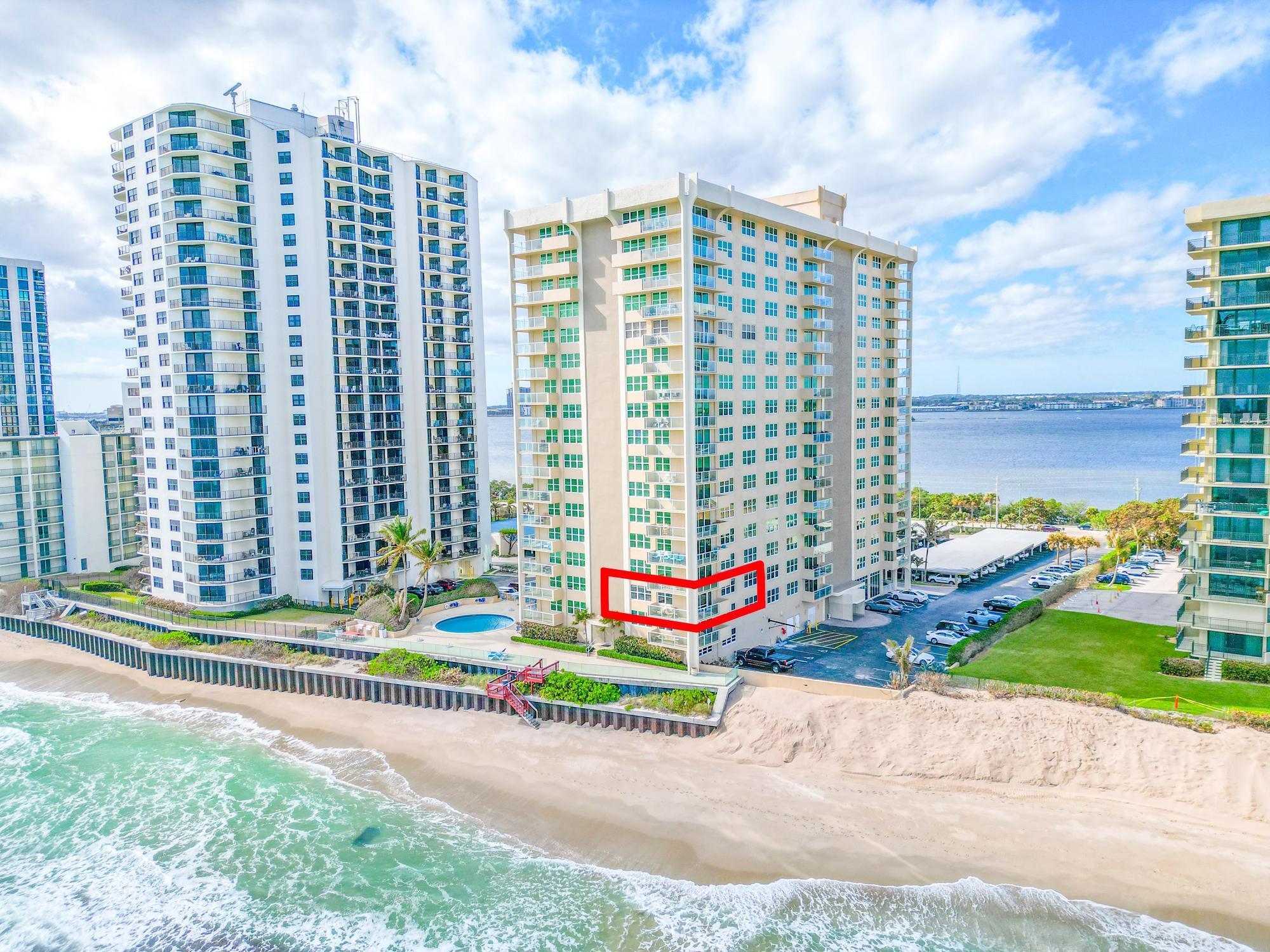 Seasonal/Off Seasonal Rental available starting April 16th, 2025 located on Singer Island. Newly remodeled 2 bed 2 bath Oceanfront Condo located on the third floor with an incredible ocean view. Come watch the breathtaking sunrise from your balcony! Fully equipped kitchen, washer and dryer, king size bed in master bedroom and two twin size beds in guest bedroom. Fully furnished, perfect for your vacation! Impact Glass windows throughout condo and extra storage is available on ground floor with beach equipment provided for tenant. Aquarius condo offers a private pool with direct ocean access, billiards/game room, library, fitness center and more!
