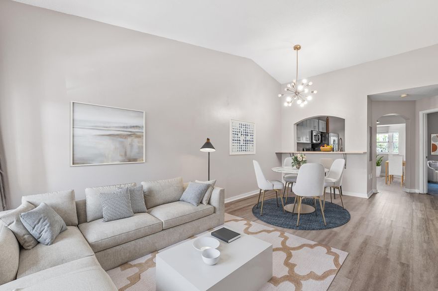 Welcome to this beautifully updated 2-bedroom, 2-bath condo in the desirable gated community of The Cove at Briar Bay. Located on the second floor, this light-filled unit features soaring vaulted ceilings and an open-concept living space that feels bright and spacious.

The stunning renovated kitchen is a true highlight, featuring granite countertops, modern cabinetry, stainless steel appliances, and an oversized sink, making it perfect for both everyday living and entertaining.

The split-bedroom floor plan offers privacy and comfort, with a spacious primary suite that includes a walk-in closet and private en-suite bath. Sleek flooring throughout adds a clean, low-maintenance finish to the home.

Residents enjoy assigned parking and access to community amenities including a pool, tennis court, playground, splash pad, all within a beautifully maintained neighborhood. Sidewalk to walk your fur babies and go on a family bike ride make gives a family feel to this community. Conveniently located just minutes from Okeechobee Blvd, shopping, dining, schools, and major commuter routes, this home offers the perfect combination of comfort and convenience.

Ideal for first-time buyers, seasonal residents, or investors looking for a great opportunity in Palm Beach County.