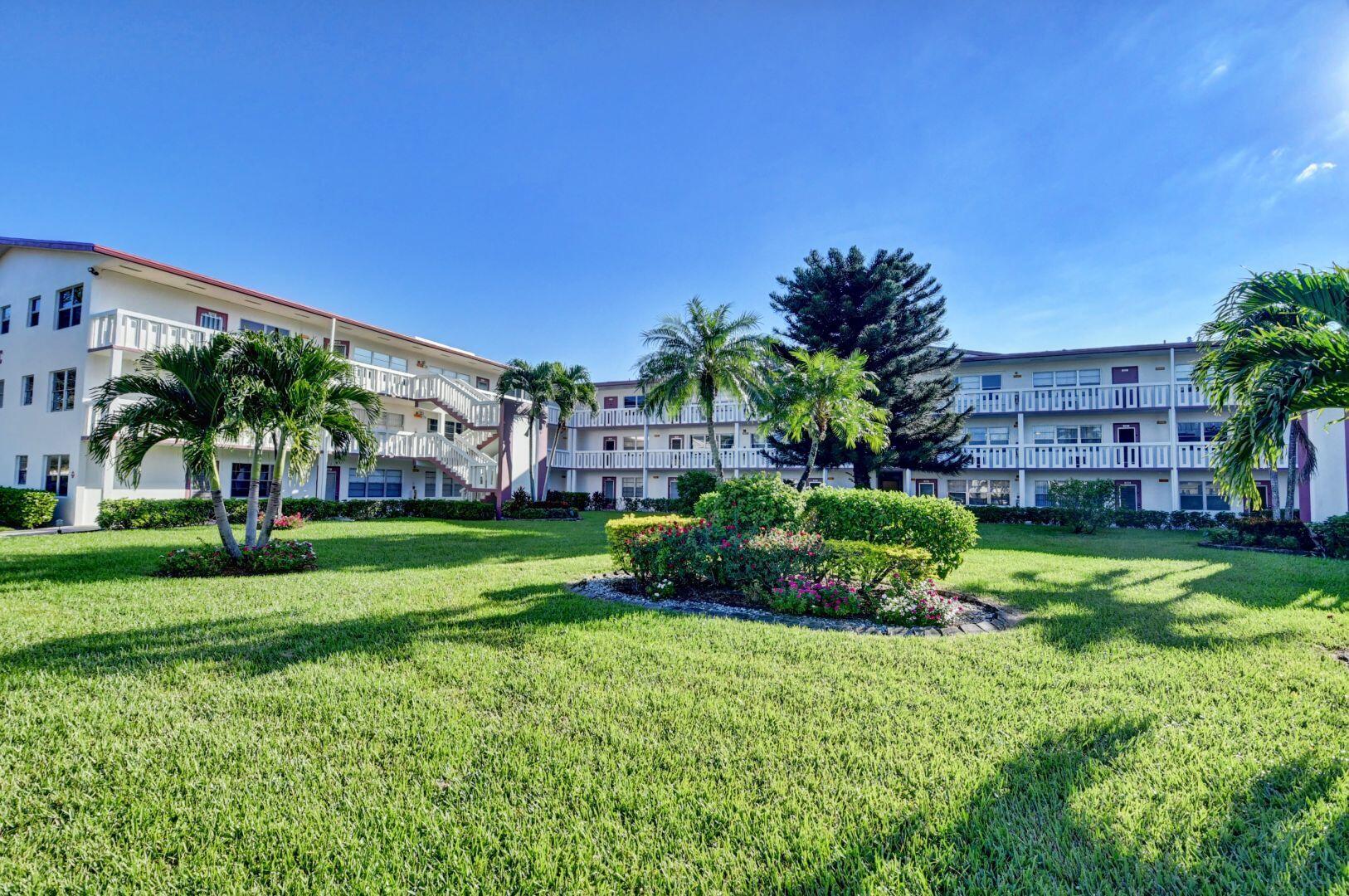 1/1.5,3rd floor, light and bright,unfurnished,tile in kitchen and dining area, the rest is carpet, shower - no tub, sliding windows on patio with lake view.Screened patio with pull downs overlooking magnificent lake view. Amenities include internet and WIFI, Century Village resort-living, fitness center, swimming, live shows, movies, buses, classes, bingo, card rooms, trips, tennis, close to shopping and restaurants. Come see the condo then check out the clubhouse. This is a 55 plus community!!! .