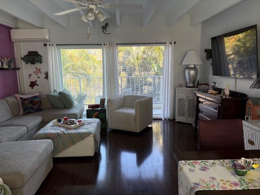 Live by the water in this charming 55+ community perfectly nestled along the Intracoastal—just steps from the ocean and beautiful sandy beaches. Enjoy a truly walkable lifestyle with popular spots like Thaiko, Old Key Lime House, Dune Deck, the Eau Palm Beach Resort, and stunning local parks all just moments away. The building features an inviting on-site pool, ideal for a refreshing dip while soaking up the warm coastal breeze. This home includes a private,  parking space along with an additional storage unit. This updated 1-bedroom, 1-bathroom condo/coop offers comfort and peace of mind with impact windows and doors. Relax on the spacious, covered balcony and enjoy the gentle ocean air. (No leasing permitted) Experience coastal living at its best!