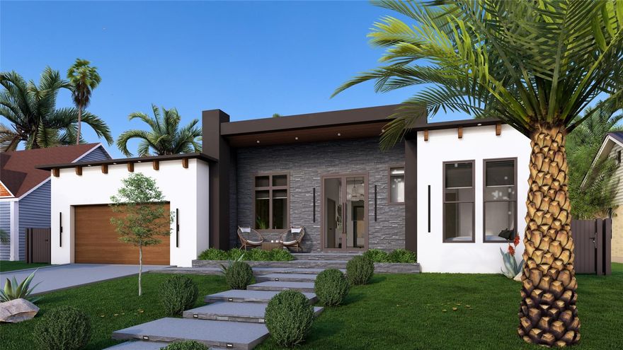 Brand New 2025 Construction in Rio Vista on +/-9,400 SF lot. Extra large lot gives a 1-story build with 4 bedrooms 4.5 Baths PLUS a large office/Study. 2 car garage and the backyard facing north Soak in the hot tub or swim in the pool overlooking gorgeous Views of downtown Fort Lauderdale. The backyard also boasts Over 500 SF of covered outdoor living. If you buy it today, you will still have time to pick some of your own finishes! Rio Vista is one of Fort Lauderdale's premiere neighborhoods with mature oak trees & Central to everything you'd need to enjoy Fort Lauderdale. Walking distance to Downtown Fort Lauderdale and Las Olas nightlife, restaurants and shopping. 2.5 miles to Fort Lauderdale Beach, 15 minutes to Fort Lauderdale International Airport. C/O expected early January 2026!