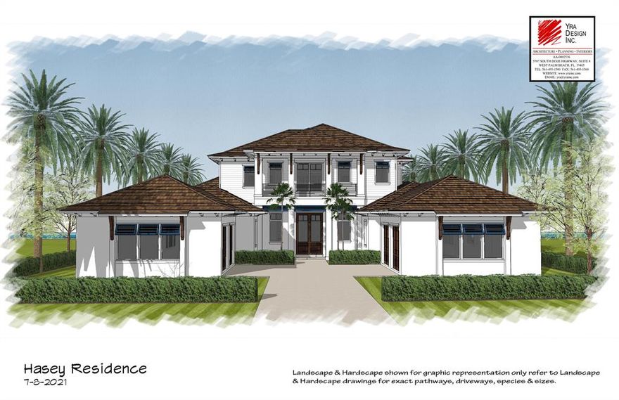 NEW 6,500 SQ FT SPEC HOME BY HASEY CONSTRUCTION -This home will feature 5 bedrooms plus a den, 4 car garage, transitional-styled design with an  open floor plan, Southern exposure with dockage for a large yacht  Act quickly and you can be apart of the design process.   One of a few homes that will ready late 2022/ early 2023.  Photo is of a home that was previously built and will be the similar in design. All measurements, materials and plans are subject to change without notice.