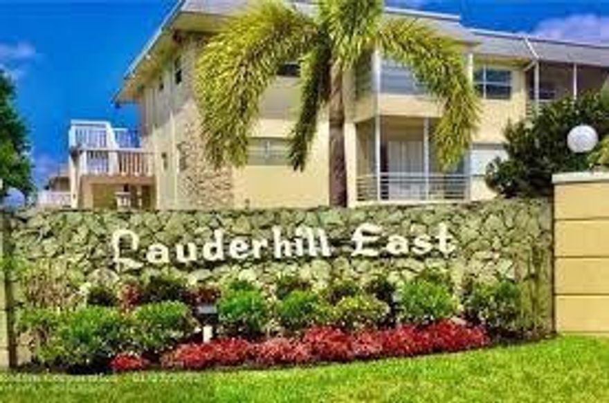 Cozy condo that is well priced in the heart of Lauderhill, FL. 55+ Community. Close to shopping, the Turnpike, and not far from the beach. It sits on a green golf course and the neighborhood is calm and peaceful. This home is clean and well kept. Comes with a Murphy bed with attached desk. Other furnishings can be negotiated if you would like to keep. New AC (2022). Hurricane Impact Windows.Locked laundry room for privacy. Additional same floor storage unit. This community has many other amenities, such as a pool, gym, BBQ/picnic area, clubhouse, gazebos, and more! It is a MUST SEE for a LOW Price! READ HOA DOCS FOR ASSOC QUALIFICATIONS.