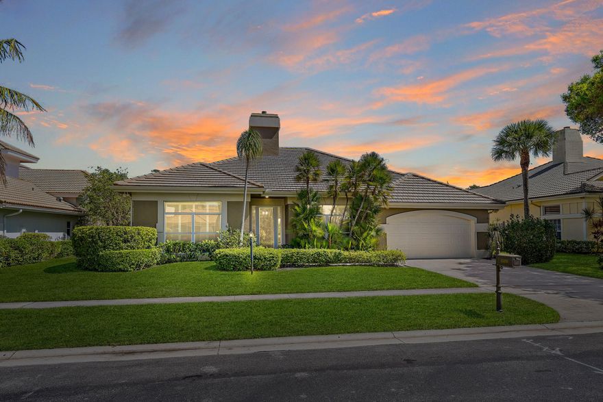 The serene Palm Beach Gardens lifestyle awaits in this remodeled, one-level, four-bedroom Pulte home in 'The Estates' at Crystal Pointe! Upon entry beyond the formal living and dining rooms, entertain guests in the open floor plan overlooking the covered patio, pool, and backyard beyond. Bright and inviting kitchen with center island and eat-in area, Quartz counters, and stainless-steel appliances adjoins the family room. Retreat to the expansive Primary suite with pool views leading to the tranquil, remodeled Primary bath featuring dual vanities, separate frameless glass shower, and Roman tub. Three additional bedrooms, across the split-floor plan, access a full cabana bath and powder room. Relax on the covered, screened-in patio with Eastern exposure overlooking the backyard freshly landscaped for privacy. Spacious driveway leads to a full two-car garage, with epoxy floors. Upgrades in this 2025 renovation include all new impact glass windows and doors, new wood and large-format porcelain tile flooring, resurfaced pool, new LED lighting, updated kitchen and baths, and more. Association dues include cable, internet, security gate, all amenities, and common area maintenance.

Enjoy all 'The Estates' at Crystal Pointe, in the heart of Palm Beach Gardens, has to offer : 24/7 manned gated security, on-site property manager, clubhouse, heated pool, spa, community room, fitness room, library, basketball, tennis, racquetball, pickleball, and playground, all moments to beautiful Juno Beach, the area's best education, dining, shopping on PGA Boulevard & Donald Ross Boulevard, and easy proximity to I-95, Florida's Turnpike, and Palm Beach International Airport!
