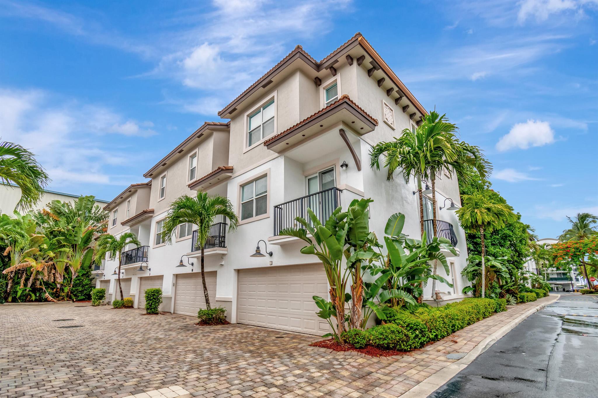 BEACHY KEEN! This is the perfect seasonal townhouse rental in a luxurious intracoastal community in Boynton Beach. This beach house is decked out in true beach fashion and decor. The property features 4 spacious bedrooms, 3.5 baths, 2 car garage and large living area. One of the bedrooms with an ensuite bath is located on the main level. The 3 additional bedrooms are on the top level. The gated community includes a gym, pool with hot tub, billiards & BBQ area right next to the intracoastal waterway. A great place to soak up the sun and watch the yachts cruise by. Be at the beach in no time and enjoy a nice lunch oceanside at the Dune Deck Cafe or treat yourself to a relaxing day at the Eau Spa in Manalapan, all within about a 10 minute drive. Available Oct-April, min 120 days.