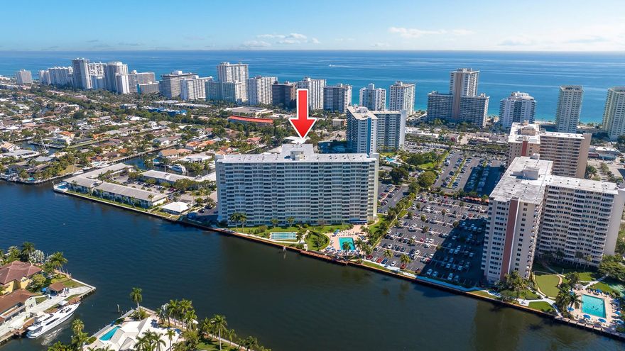 Come put the finishing touches on this 1 bedroom 1 bathroom unit in the highly desirable Coral Ridge Towers North. Spacious living / dining room with beautiful views of the ocean. The building has completed all major projects and is financially sound. Amenities include a heated pool on the Intracoastal, library, fitness center, recently updated community room & lobby. New electric car charging stations. Conveniently located near shopping, dining, & the beach. One buyer age 55 or older. Cash only. No leasing. Maintenance fee includes cable & internet.
