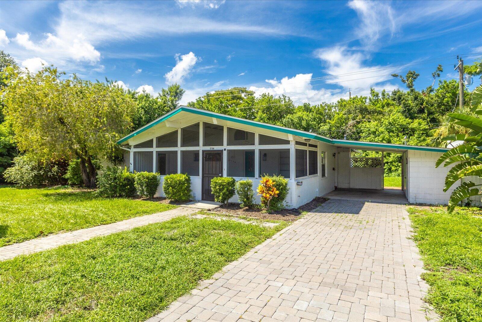 Showings must be scheduled with Showingtime or Sentri. Great deal on a property near Mcansh park. Property sold as-is. CBS 3/2 main home with 1/1 mother in law attached unit. Perfect to live on one side and rent out the other for supplemental income. Interior upgrades include new floors and paint. Minutes from town and beaches. 2025 Shingle Roof being installed, HVAC systems older but work, septic to sewer conversion.