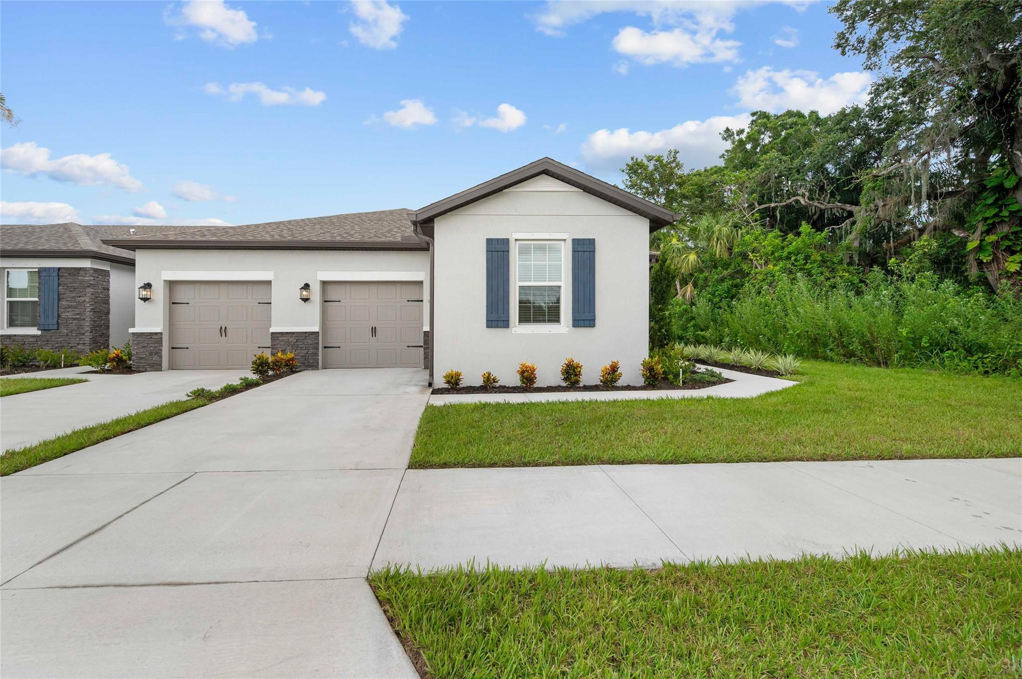 Ask us about our incentives, builder paid closing cost, and more! The Santa Maria features a thoughtful design and a vast amount of living space in a beautiful, one-story home. This 4-bedroom, 2-bathroom home at Celebration Pointe is sure to please the most discerning homebuyer, with its charming exterior, spacious bedrooms and covered entryway. A breakfast bar located in the chef-ready kitchen provides additional space for all of your entertaining needs. This stunning home includes amazing upgrades, such as sprawling countertops, wood cabinets with crown molding, front yard landscaping and a laundry room. In addition to a prime location, Celebration Pointe provides homeowners with access to a children’s playground, walking paths and a future community clubhouse.