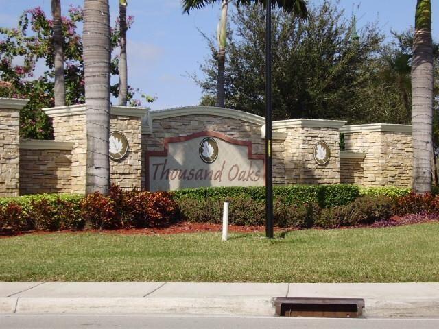 This unfurnished annual rental offers spacious and comfortable living within the exclusive man-gated community of Thousand Oaks. The new residents will enjoy access to a host of amenities along with a convenient location close to shopping, the I-95, schools and West Palm Beach. 3 good-size bedrooms and 2.1 baths. In addition you can enjoy a comfortable Den-Family Room that could be your office in the second floor. Private screened-in porch. A one-car garage completes the list of impressive features. Community also offers a heated pool and a children's playpark . TENANTS: first, last, and security deposit required, HOA requirement must show 3x rent as proof of income & 600 or higher FICO score.
