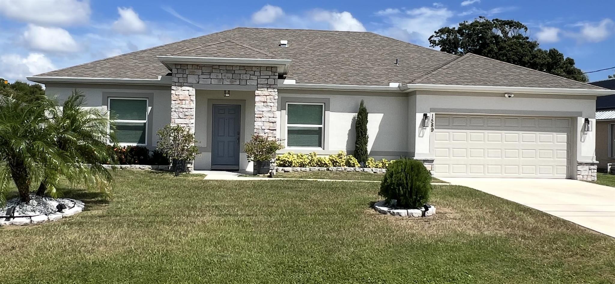 Stunning 3-Bedroom Waterfront Home - Just Minutes from Hutchinson Island!Whether you're relocating to South Florida or simply searching for your dream home, this immaculate 3-bedroom, 2-bath, 2-car garage home is a must-see!Built in 2022, this one-owner, 2,040 sq. ft. home offers modern construction, impeccable care, and a flawless waterfront setting on a beautiful canal. Located less than 10 minutes from Hutchinson Island, you'll have easy access to some of Florida's most breathtaking beaches and vibrant local dining.After a day at the beach or a long day at work, come home and relax in this peaceful and pristine retreat. Best of all, if you,re not ready for the costs of building or buying --this move-in ready home is waiting for you.Don't let this rare opportunity slip away!