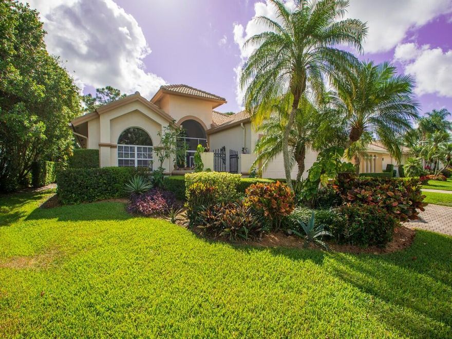 Searching for a 4 bedroom 3 bathroom home in PGA Village?! Look no more, RECENTLY RENOVATED!! More photos coming soon, Ready to show!

This pool home features as a 4 Bedroom, 3 Bathroom home. When entering the front door you will come in and to the left you have a private suite with 2 bedrooms, 1 bath. To the right upon entering you have  another bedroom, The master is towards the back left of the home with views of the pool and golf course. The pool area has its own private cabana bath!
A/C REPLACED 2019
W/D is 2 years old. 
Pool and spa pump replaced and Pool resurfaced in 2019.
Hot Water Heater replaced 2020. 
House painted 2019.  Tangerine/banana trees are in backyard.