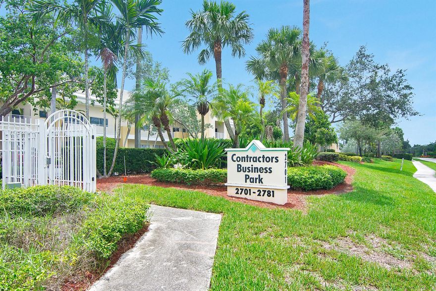 Rarely available commercial office space for lease in the sought after gated Contractors Business Park Vista Center Condominium. Space provides a private entrance, 24-hour access, easy parking. Petite kitchen, bathroom. Utilities not included.