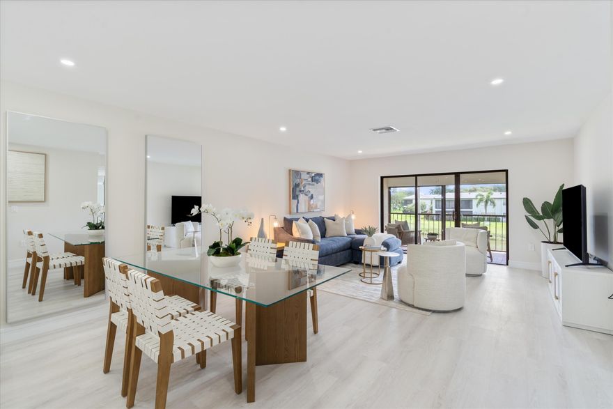 Model condo shown. Unit under construction. Hunters Run Country Club unveils a limited release of elevated, turnkey two-bedroom residences. Designed for effortless resort-style living, each move-in-ready home offers over 1,385 SF of contemporary living space with oversized bedrooms, open-concept kitchens, spa-style baths, soft-close cabinetry, quartz countertops, luxury vinyl plank flooring, LED recessed lighting, in-unit laundry, outfitted closets, new HVAC, new hot-water heaters and so much more. Experience the modern standard of refined country club living at Hunters Run. With over $60M of capital improvements, members enjoy an exceptional array of world class amenities including three championship golf courses, top-rated practice facilities, premier tennis & pickleball, with upcoming state of the art racquet sports center, resort-style clubhouse and pool, salon & spa, full service fitness center, and six dining venues. The best of private club living can be yours today! Membership is mandatory.