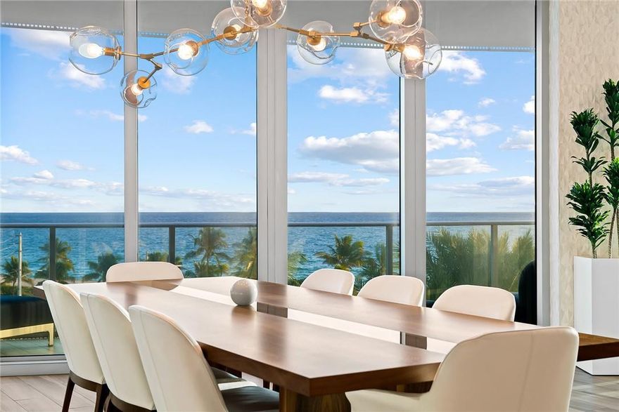 Rarely available four-bedroom condo in the most sought-after building. 402 is immaculate with ocean and nature views from every room & beaming w/ upgrades. Enjoy a private elevator entry to your residence or walk down one level of stairs to the amenity floor consisting of a coffee/newspaper lounge, steam room, massage room, men's and women's saunas and showers, yoga studio, fully equipped gym with Peloton area, expansive barbecue area, and of course, a gorgeous oceanfront, infinity, Olympic sized pool with hot tub & beach service. Opening in February 2023 is the famous Truluck's, serving upscale seafood & steak, which Paramount residents can drink & dine just steps from their residences or have delivered to them. No short-term rentals allowed; bldg is flush with reserves, no assessments.