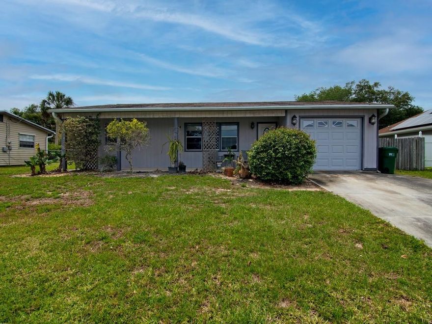 Investor Opportunity... 2 bedroom, 2 bath home with a garage, in a desirable quiet neighborhood. Some key features include an inside laundry room, an enclosed porch, a large fenced backyard and solar panels to save you money on utilities. No HOA or Restrictions, so bring your toys.