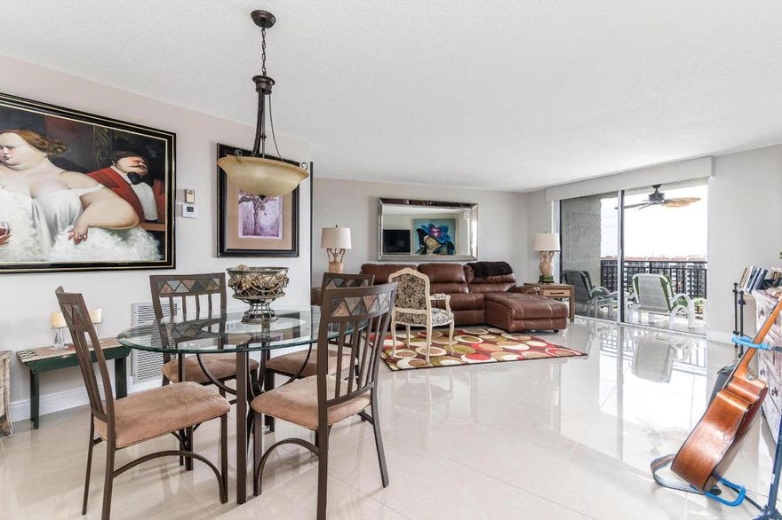 BRING OFFERS. Incredible intracoastal views from this one bedroom condo on the 9th floor at the Regency Highland. Updated bathrooms, kitchen and floors. Electric shades in living room and bedroom. Enjoy your morning coffee from your covered balcony directly on the intracoastal and watch the boats as they pass by. The sunset views from this condo are just spectacular. Lobby, hallways, community room and the gym have all been updated and are beautiful. Private beach access is across the street with 10 Tiki Huts for shade. Two Saline pools - 1 pool on the intracoastal and another pool across from the beach. The is a beach lovers paradise.