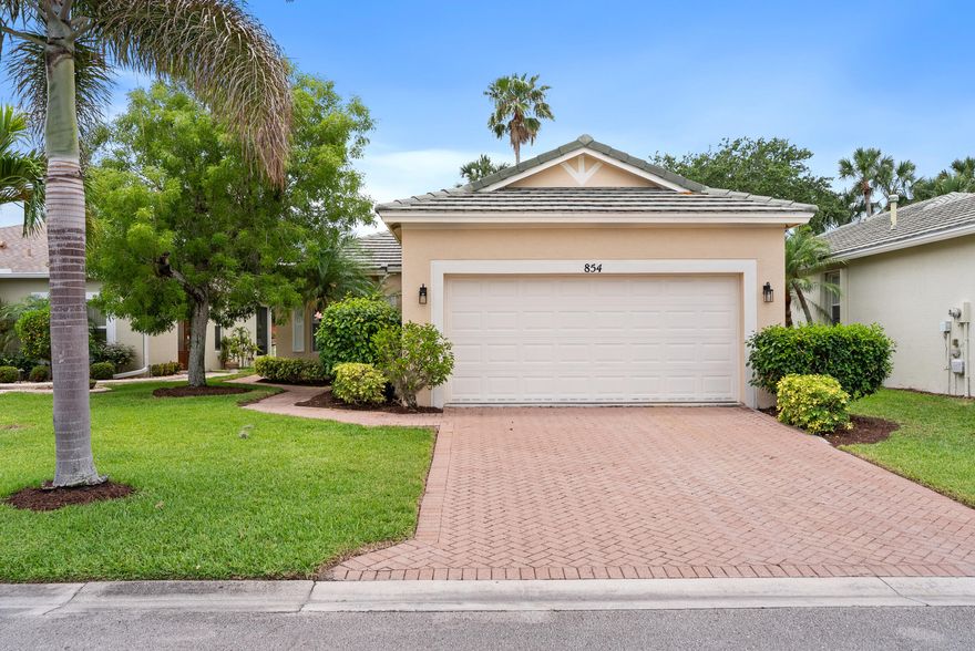 Discover the perfect blend of comfort, convenience, and community living in sought after Lake Forest. This well maintained home offers 2 bedrooms plus a den, easily convertible into a third bedroom, home office, or flex space to suit your needs.  Located in an active, amenity rich neighborhood, residents enjoy access to two community pools, a hot tub, fitness center, and clubhouse all just a short walk from your front door.  The home features a private backyard with a screened patio, ideal for outdoor dining, morning coffee, or relaxing in your own quiet retreat. With a functional layout and desirable community features, this property checks all the boxes for comfortable Florida living under one roof.