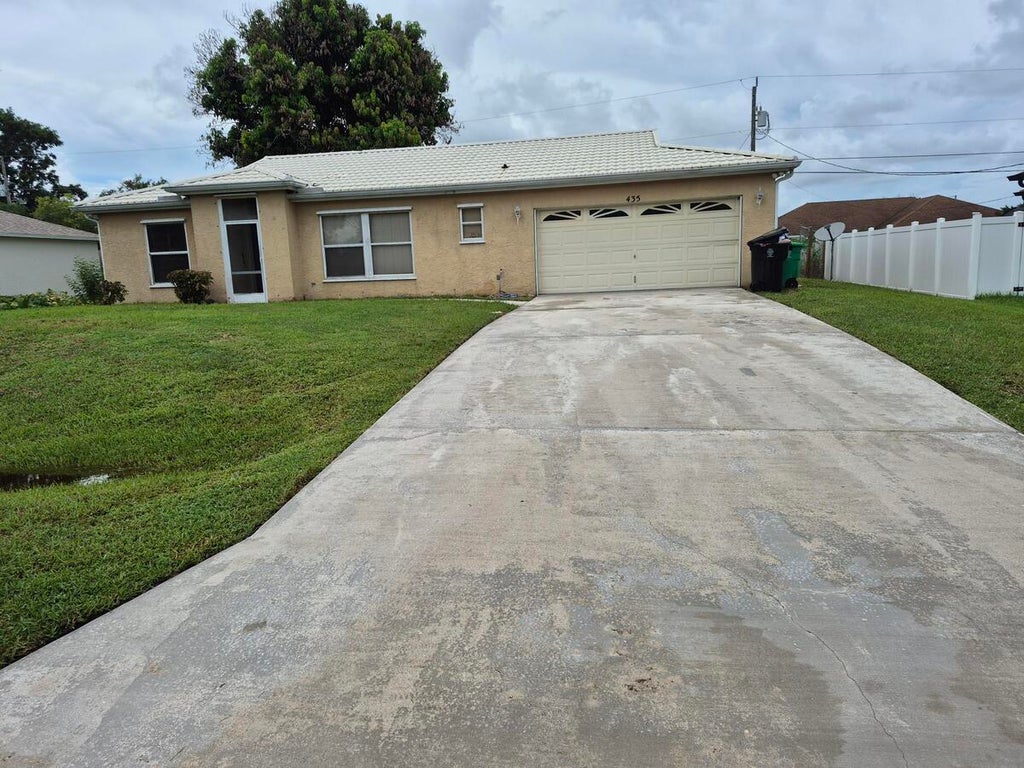 Photo of 435 SW KABOT Avenue, Port Saint Lucie, FL 34953 (MLS # B26074492)