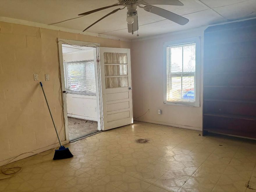 Fixer-upper property located just 8 minutes from the beach, situated on a desirable double lot. The property offers potential to subdivide and build an additional home (subject to local approvals). Cleveland Clinic Indian River Hospital is approximately one mile away, and the surrounding area is experiencing rapid growth. An excellent opportunity for investors or buyers seeking value and future potential.