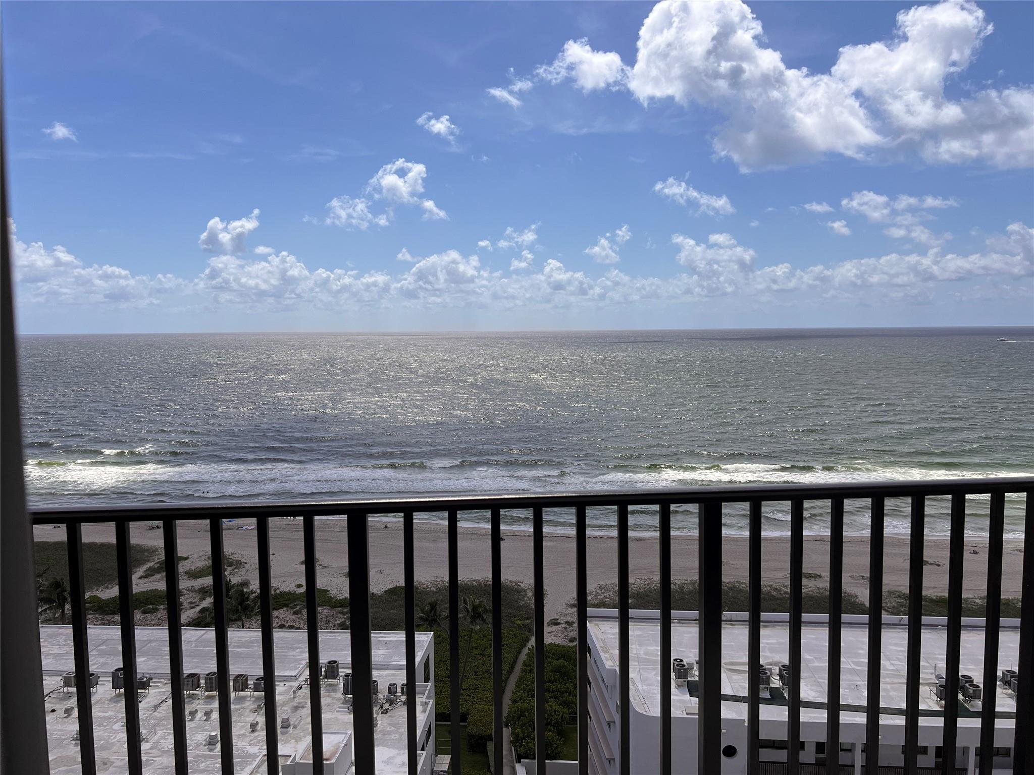 Spectacular direct ocean and intracoastal views from this amazing two bedroom condo. new shades, impact resistant windows,