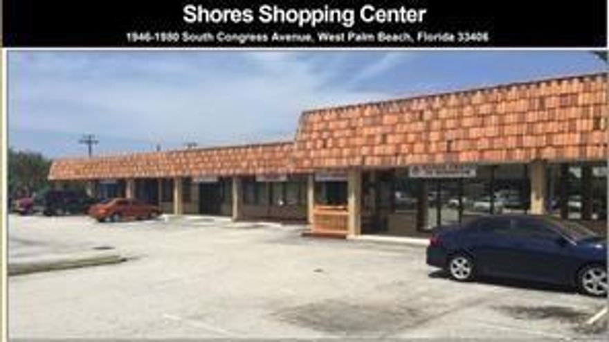 Spacious unit available. Shores Shopping Center is centralized location for your business in the heart of West Palm Beach on a busy road. Its conveniently located on Congress and Forest Hill. A very well-maintained building. This 6200 sq feet open floor plan, with a few offices. This is a store front. 1 story strip mall with plenty of parking.