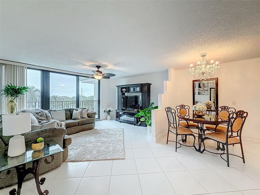 Bright, spacious, and beautiful 2BR/2BA condo located on the exclusive River Reach Private Island in Fort Lauderdale! This large 1,250 sq ft home offers an open-concept living/dining area filled with natural light, peaceful canal and pool views. The primary suite features a generous layout while the second bedroom includes a Murphy bed and easily doubles as a guest room and home office—ideal for today’s flexible lifestyle. Clean, move-in-ready interior enhanced with stylish staging. River Reach offers 24/7 guarded entry, resort-style pools, fitness center, tennis, pickleball, and available dockage. This is the perfect residence, investment property, or Florida vacation home. Assessment paid and rental allowed immediately. Minutes to Las Olas, beaches, dining, and shopping. 
A must-see!