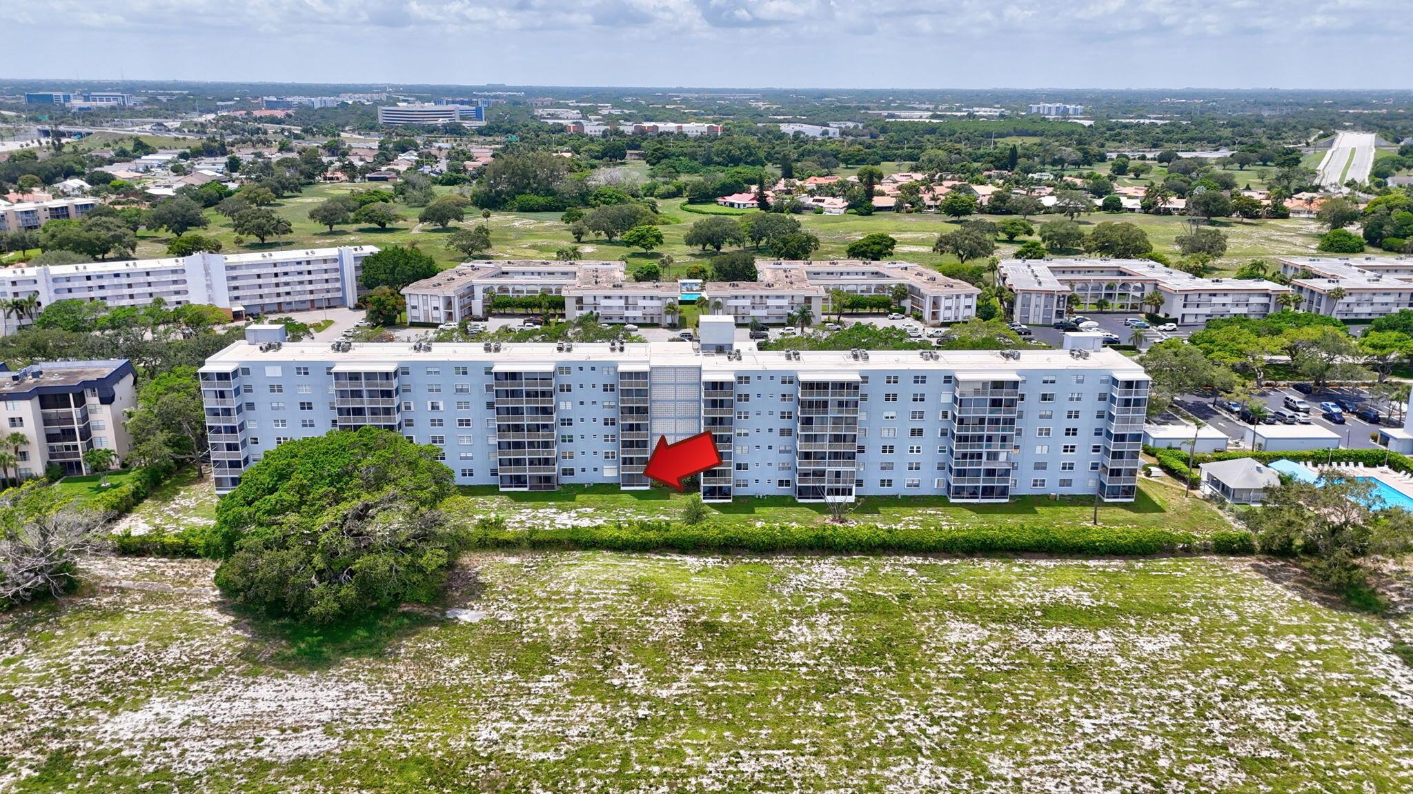 Welcome to this freshly painted 2-bedroom, 2-bathroom first-floor condo located in the desirable Boca Teeca community of Boca Raton. The unit features an updated kitchen with granite countertops, an in-unit washer, accordion shutters, an updated electric panel dryer, and a spacious screened patio perfect for relaxing.The HOA fee of $610/month includes cable (with HBO), WiFi, and water. Enjoy the convenience of one assigned parking space and ample guest parking.This pet-friendly building (1 pet allowed) has no special assessments and is located near a beautiful park. The milestone inspection is expected to be completed in August. Future home of Boca Paddle. This is an excellent opportunity to own in a growing area.