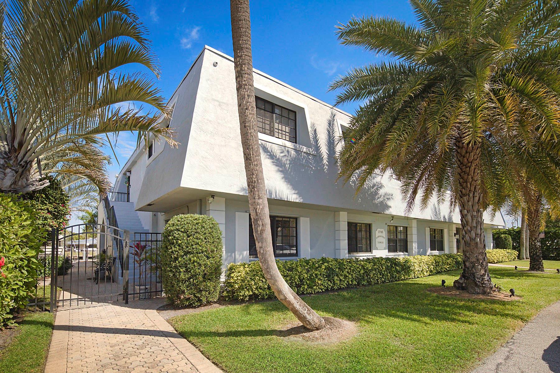 This is an unusual opportunity to own a 3-bedroom 2.5 bath ground floor unit remodeled in the Marina area of Lighthouse Point on the widest canal in the city, so close to the Hillsboro inlet, there is dock space when available on the property. The Unit was decorated by a designer in the last few years. Some of the features in this warm inviting home are stainless steel appliances, beautiful granite counter tops, decorative electric fireplace, full size washer and dryer and an amazing gourmet kitchen and butler bar pantry. Enjoy the use of a beautiful, screened Patio with T and G ceiling overlooking the beautiful wide water views. Launch your Kayak or Paddle Board from the dock and be in the Atlantic Ocean in 10 minutes (literally). Wired for Generator. You must see this gorgeous unit!