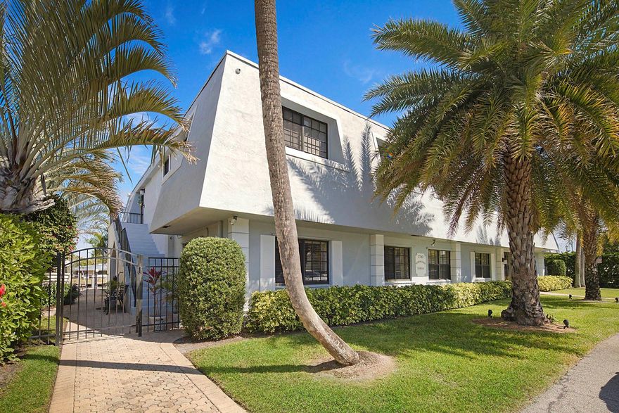 This is an unusual opportunity to own a 3-bedroom 2.5 bath ground floor unit remodeled in the Marina area of Lighthouse Point on the widest canal in the city, so close to the Hillsboro inlet, there is dock space when available on the property. The Unit was decorated by a designer in the last few years. Some of the features in this warm inviting home are stainless steel appliances, beautiful granite counter tops, decorative electric fireplace, full size washer and dryer and an amazing gourmet kitchen and butler bar pantry.  Enjoy the use of a beautiful, screened Patio with T and G ceiling overlooking the beautiful wide water views. Launch your Kayak or Paddle Board from the dock and be in the Atlantic Ocean in 10 minutes (literally). Wired for Generator.  You must see this gorgeous unit!