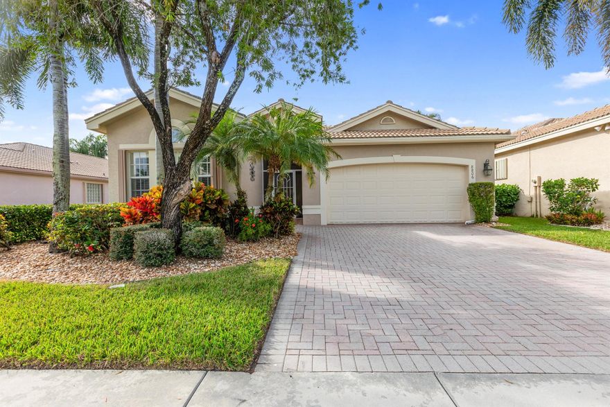 Welcome to this meticulously maintained 3-bedroom, 2-bathroom home with a  spacious 2-car garage, located in the highly sought-after Valencia Shores community of Lake Worth. This one-owner home offers comfort, style, and peace of mind, featuring newer HVAC (2019) and new water heater (2024).Step inside to discover a bright and open layout that flows effortlessly into a large, screened-in patio--perfect for relaxing or entertaining--while enjoying tranquil lake views. Offered furnished, this home is move-in ready with tasteful finishes throughout.Valencia Shores is a premier active adult community offering resort-style amenities, including pools, tennis, pickleball, fitness center, cafe, and more.