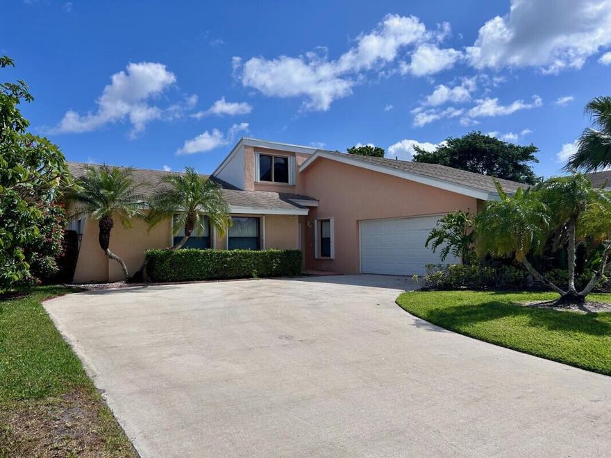 3 BR/2 BA + 2 car garage and pool located in the Pheasant Walk neighborhood with A+ rated Boca schools! Generously sized living room with vaulted ceiling, separate family room, dedicated dining area, breakfast nook, master bedroom with walk-in closet overlooks the screened-in pool, linen closet in hallway, updated kitchen and bathrooms, covered patio by the pool and a fenced in yard. Ceiling fans in bedrooms and tile throughout the home. Safety gate installed around the pool. Washer and Dryer included. The home has been freshly painted from top to bottom, cleaned and is ready for immediate occupancy!This family-friendly neighborhood has a playground, large lake with a dock for fishing and feeding the ducks, and sidewalks throughout the community. Zoned for Calusa