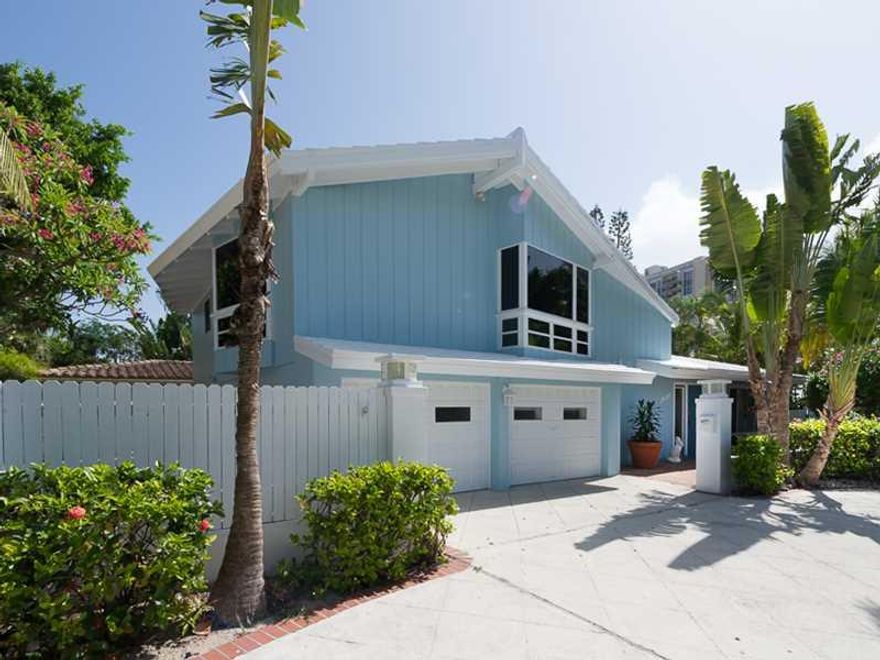 Bring your sunscreen & swimsuit. Fully furnished annual executive beach rental home ready for immediate occupancy. Newly painted!  Lovely neighborhood with the outdoor beach lifestyle and nightlife just outside your door. Lauderdale Beach is one of the mo st sought after locations in Fort Lauderdale!! Walk out the front door and look east to see if your taking your paddle board or windsurfer to the beach for a day of sun and fun! Turn left and walk over to dinning and shopping in several prime locations!