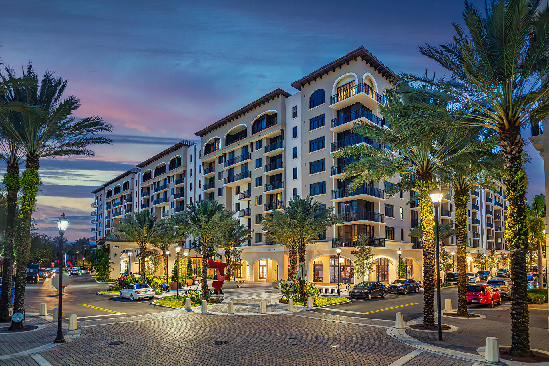 Designed in a contemporary upscale tribal-style design, with lush landscaping and resort-style amenities, Miramar's newest luxury apartments and townhomes offer best-in-class accommodations for the optimal South Florida lifestyle. Come home to a world of unparalleled amenities, including a spacious resort courtyard with a stunning 3,800 square foot pool, as well as 16,000 square feet of indoor amenities, including a miniature bowling alley, multi-game simulator, catering kitchen with built-in wine racks, and full salon and spa, all just seconds from the thriving Miramar Town Center. All in a pet-friendly community, with a private dog park and pet spa.