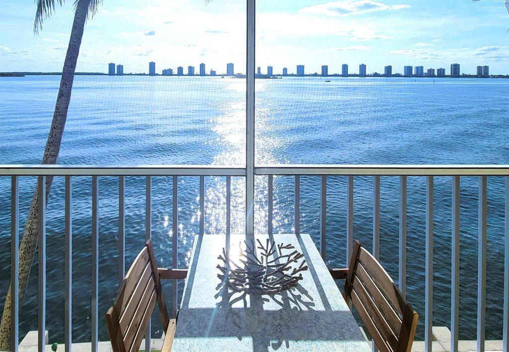 SPECTACULAR VEIW! Watch all of the boats cruise by in your remodeled 1BR/1BA, 3rd Floor Unit in an active waterfront 55+ boating community directly on the Intracoastal Waterway. From your bedroom and balcony, you will enjoy stunning sunrises and a picturesque evening skyline of Singer Island and MacArthur State Park. This unit has a remodeled kitchen with plenty of cabinet space, quartz countertops, LG stainless steel appliances, impact hurricane windows and slider, a remodeled bathroom with a glass shower door, new contemporary carpeting, newer 2020 AC and 2020 water heater, ceiling fans, elevator, and laundry room on each floor of this well maintained building. This is a tranquil place to call home and enjoy the sea breeze everyday.