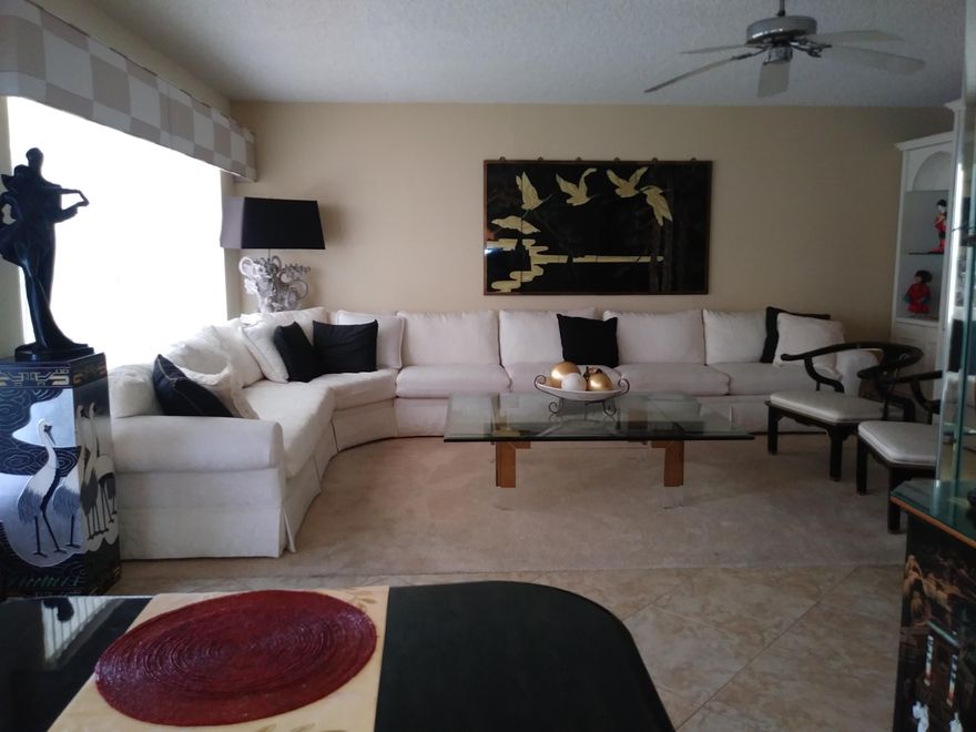 2 over-sized bedrooms, 2 baths with long vanity tops, Fully furnished with exceptional quality furnishings, and well maintained unit in the absolute BEST building in Century Village for Sale!  This unit boasts gorgeous and expansive water views! friendly association, well financed building with elevator, garbage shoot, shop room, storage room AND laundry room on ever floor! GREAT PRICE, MOSTLY TILED. A/C unit 5 years young , Hot water heater 3 years. A MUST SEE!! Dont Delay , Buy today! One sold recently for $180,000!