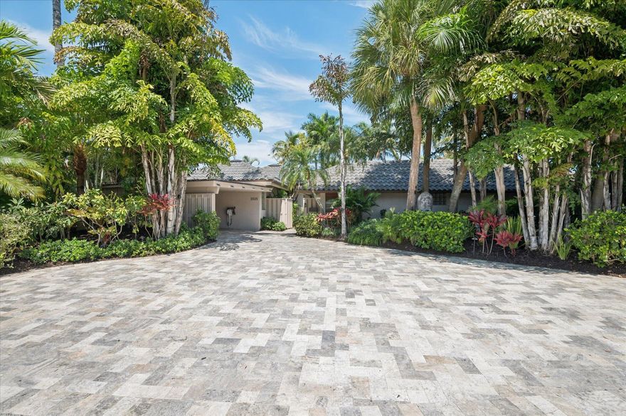 Exceptional waterfront residence in the exclusive and highly coveted neighborhood of Seven Isles off Las Olas Blvd, set on a 10,589SF lot with 80ft of waterfront, a brand-new seawall, and private dock. This private, gated retreat features a 2,532SF, 2BR / 2BA, main home, along with a separate 592SF, 2BR/2BA casita, ideal for guests, a home office, or gym. Vaulted ceilings, skylights, hardwood floors, and a designer kitchen with Sub-Zero, Thermador, and KitchenAid appliances elevate the interiors. Spa-like baths feature porcelain finishes, Toto toilets, and Kohler fixtures. French doors open to a resort-style backyard with stone pool deck and pool/spa with heater, chiller and bridge. Coyote outdoor kitchen, impact windows/doors, Control4 system, and attached carport complete this offering.