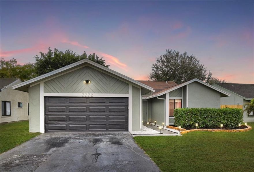 Is it possible to find a full remodeled, turn key home in a great location w/good schools for the low 400's? Well, not really but today is your lucky day as this home is just that. This stacked bedroom floor-plan optimizes the living square footage of the home which features new floors, new appliances, a new kitchen, IMPACT WINDOWS & DOORS, and remodeled bathrooms. The galley kitchen has tons of counter space & is adjacent to the dining area & family rooms which is off of the covered/screened in patio overlooking the lake! It's gorgeous in & out. Even the 2 car garage is a nice touch. The HOA is low. No showings prior to the Open House. We appreciate your patience with this.  Stay Friendly.