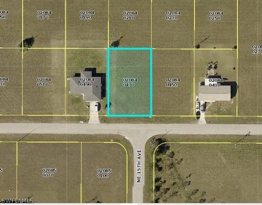 Desirable homesite in Cape Coral dimensions are 80x100.  Great location with easy access to schools, services, shopping, and main roads.