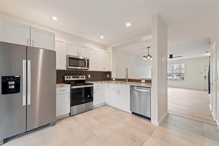 Welcome to this beautiful and very spacious updated contemporary 2/2.5 townhouse! With a thoughtfully designed open floor plan this home offers a modern living experience. The recent updates include new flooring, new kitchen cabinets, and updated baths, providing a fresh and stylish atmosphere. The kitchen is equipped with brand new stainless steel appliances, including W/D. Open patio, outdoor storage closet. Assigned parking space, Community pool. Situated in the well-desired Plantation area, this townhouse is conveniently located close to highways, hospitals, shopping, and restaurants. The strategic location makes it easy to access amenities and services, adding to the overall appeal of the property.