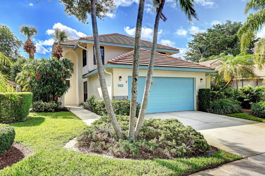 Rare Find! Immaculate 3 Bed/2.5 Bath pool-home with golf course view located within the highly sought after Delray Beach community of Sherwood Forest. No Membership fee required and Low HOA!  Enjoy the community amenities and golf course without paying high fees! This two-story residence boasts over 2,300 SF and features an open floor plan with high vaulted ceilings, a private first-floor Master Suite, utility room, upstairs loft, screened in patio with swimming pool, and two car garage.  Upgrades include: crown molding throughout with 6-inch baseboards, newer whirlpool Cabrio washer and dryer, modern fixtures, upgraded light fixtures, ceramic tile, and more. Relax after a long day in the master suite admiring the Florida weather and golf course views.  The dual walk-in closets and spacious on-suite bathroom is perfect for two, equipped with dual vanity sinks, skylights, and a separate roman tub and stand-in shower.  The 2nd floor features two separate bedrooms with walk in closets, a Jack and Jill bathroom, and versatile loft overlooking the downstairs living area. In the kitchen you will find white cabinetry, Kohler dual sink, and ample storage space for culinary equipment.

Rain or shine, the screened in patio makes it easy to entertain friends and family or relax outdoors all yearlong! Take a dip in the swimming pool, hold a BBQ, or simply read a book. The possibilities are endless! 

Sherwood Forest is a pet-friendly all-ages community with a resort style pool, tennis court, children's play area, and golf course. This home is conveniently located within close proximity to all major highways, several minutes from the entertainment of downtown Delray's Atlantic Ave and the sandy beaches. The community is re-painting all homes in February 2017, new buyer can choose from an array of color options! Schedule a showing today and make this great house your new home!