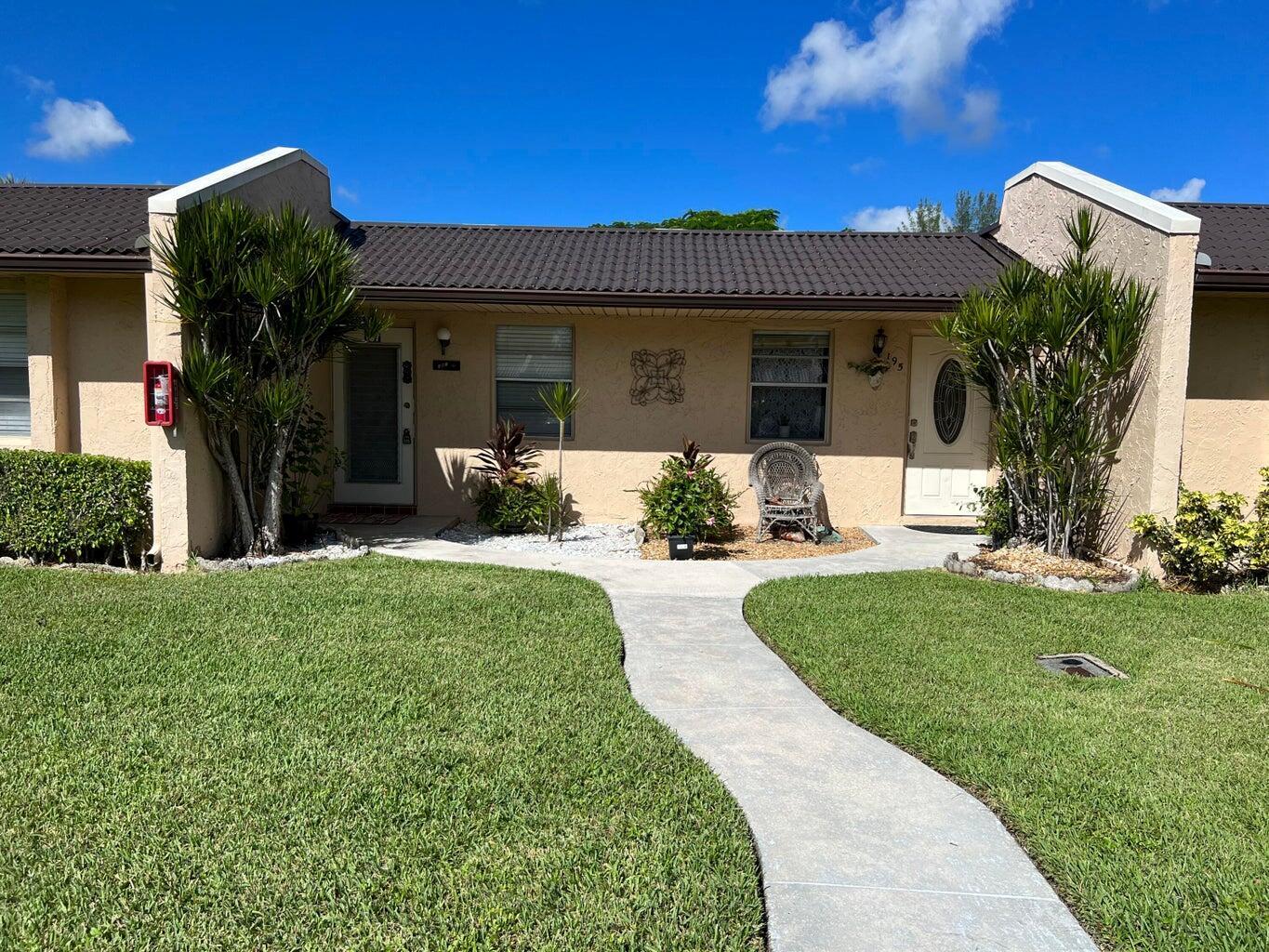 Look no further, this updated 2-bed, 2-bath villa is the perfect place to call home! Located in a secure, gated 55+ community on a quiet street, you'll enjoy access to a host of amenities and social activities. Sleek laminate flooring throughout and a newer HVAC ensure style, comfort, and lower energy costs year-round. The updated kitchen features granite countertops, newer stainless-steel appliances, and plenty of cabinetry. The primary ensuite includes a walk-in closet for ample storage, while the guest bedroom features a Murphy bed perfect for transforming the space into an office or craft room. Relax on the screened patio with serene water views and enjoy the convenience of a full-size washer and dryer. Water & Xfinity Comcast Cable with premium channels and Internet are included.